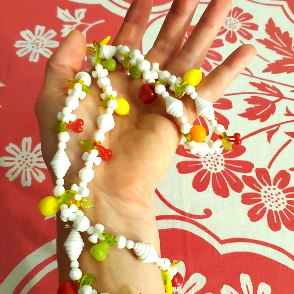 1950's or 60's fruit necklace Vintage